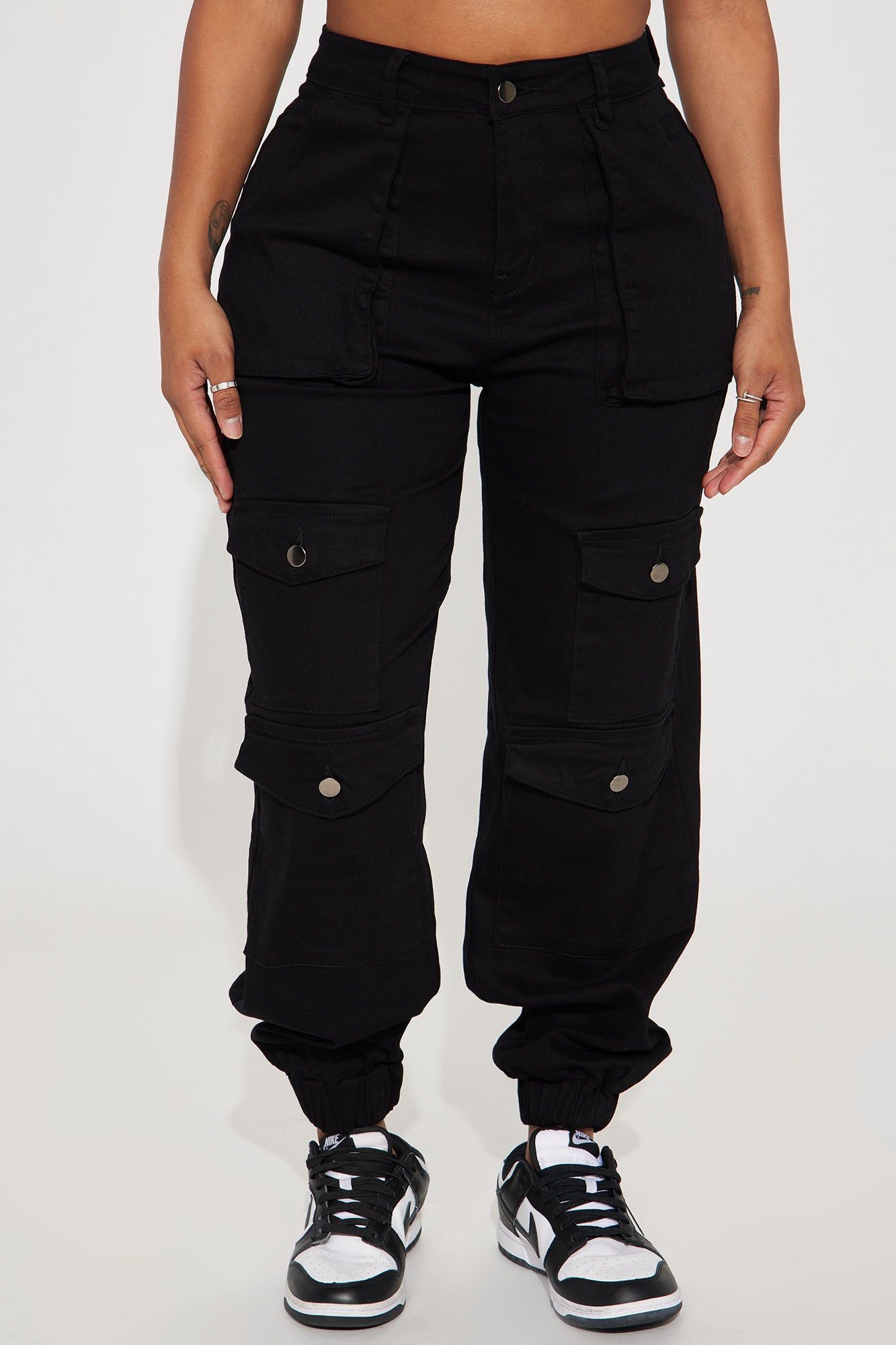 Watch Me Go Cargo Jogger - Black sold by Fashion Nova product image thumbnail 2