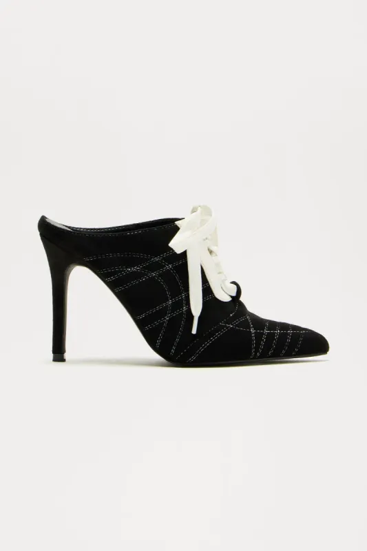 Brooklyn Babe Lace Up Booties - Black sold by Fashion Nova