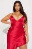 Valeria Satin Maxi Dress - Red sold by Fashion Nova