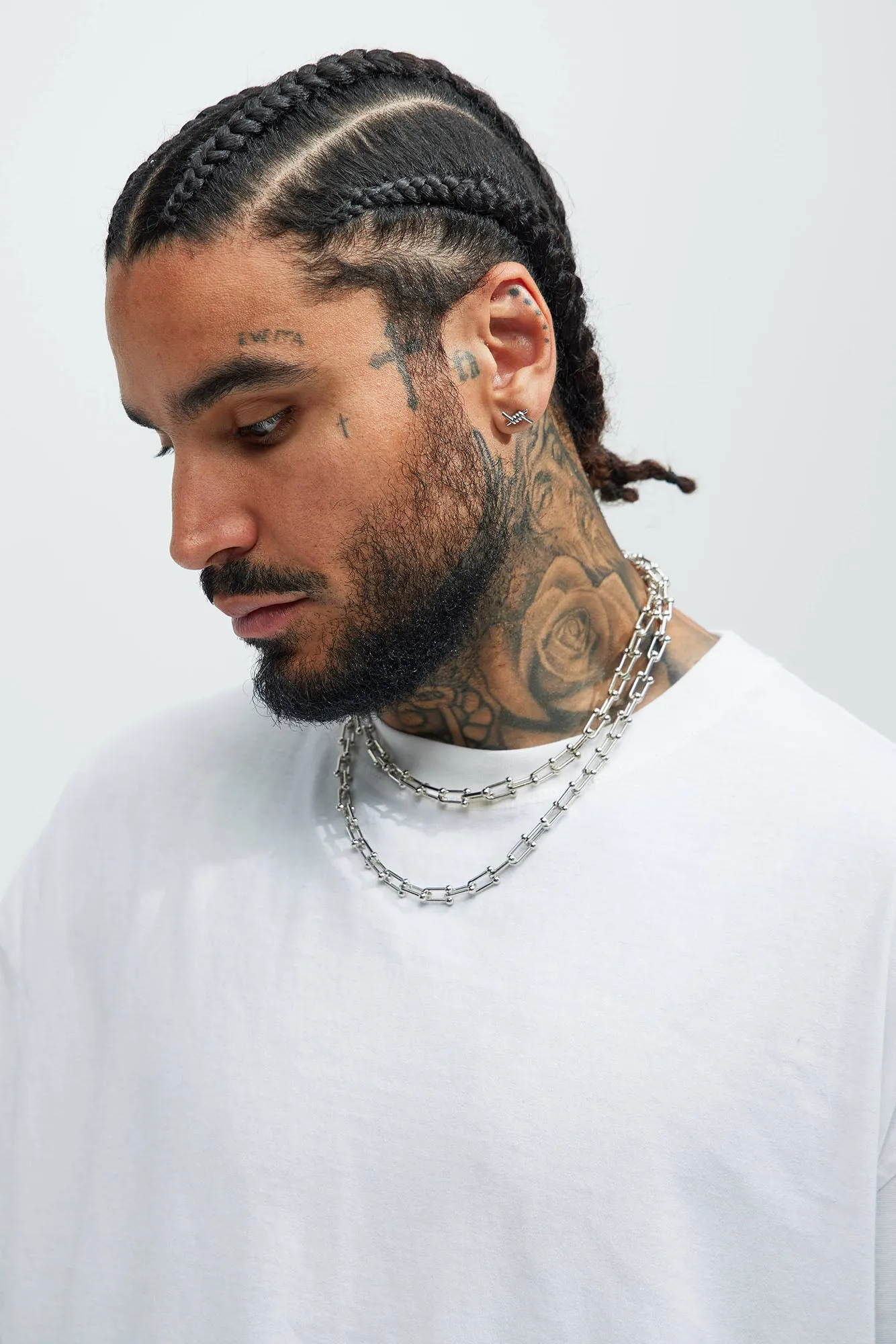 Through The Fire 2 Piece Chain Necklace - Silver sold by Fashion Nova product image thumbnail 2