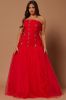 Dinah Embellished Tulle Gown - Red sold by Fashion Nova