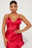Valeria Satin Maxi Dress - Red sold by Fashion Nova