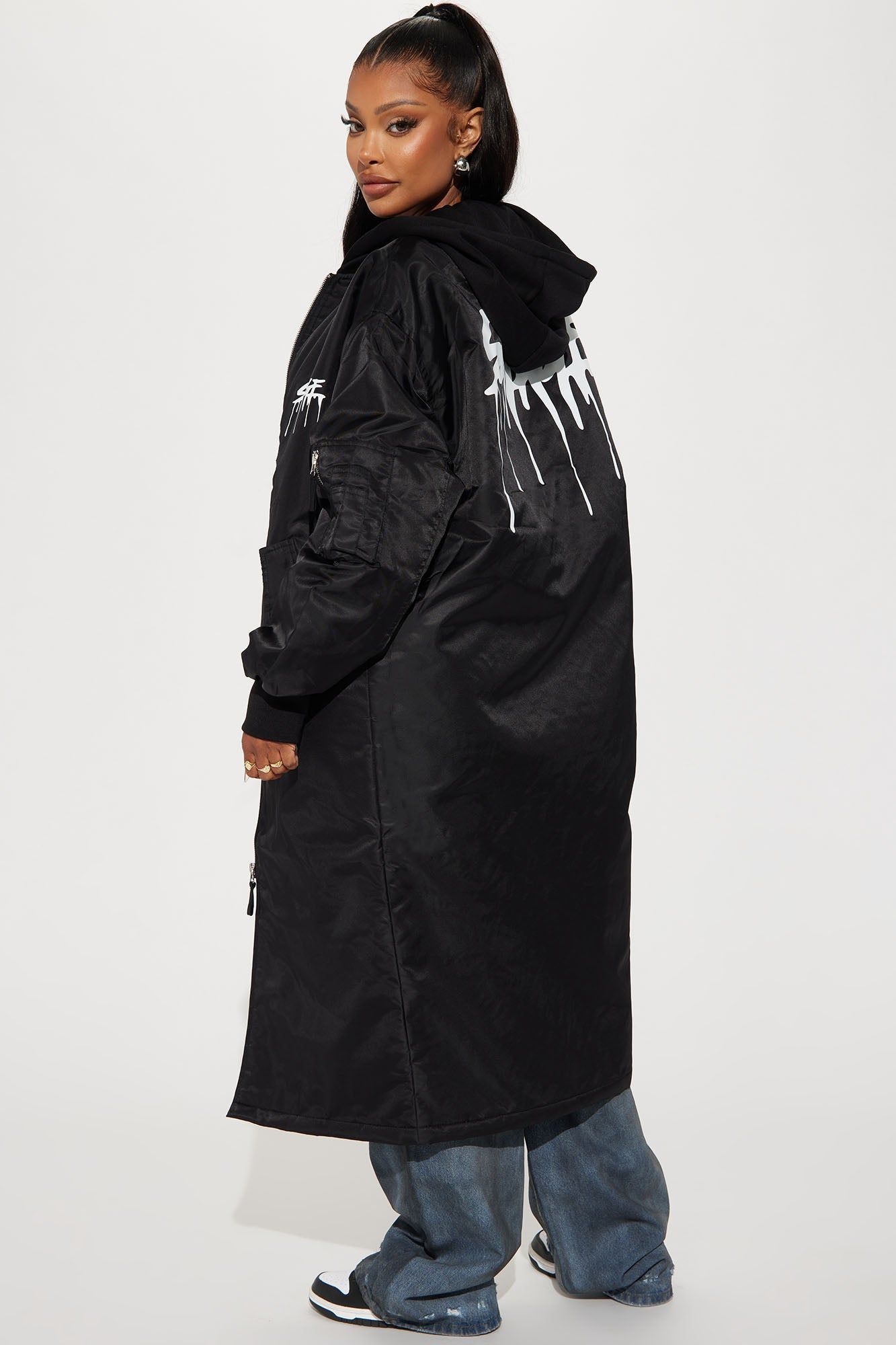 Savage Ways Bomber Jacket - Black sold by Fashion Nova product image thumbnail 4