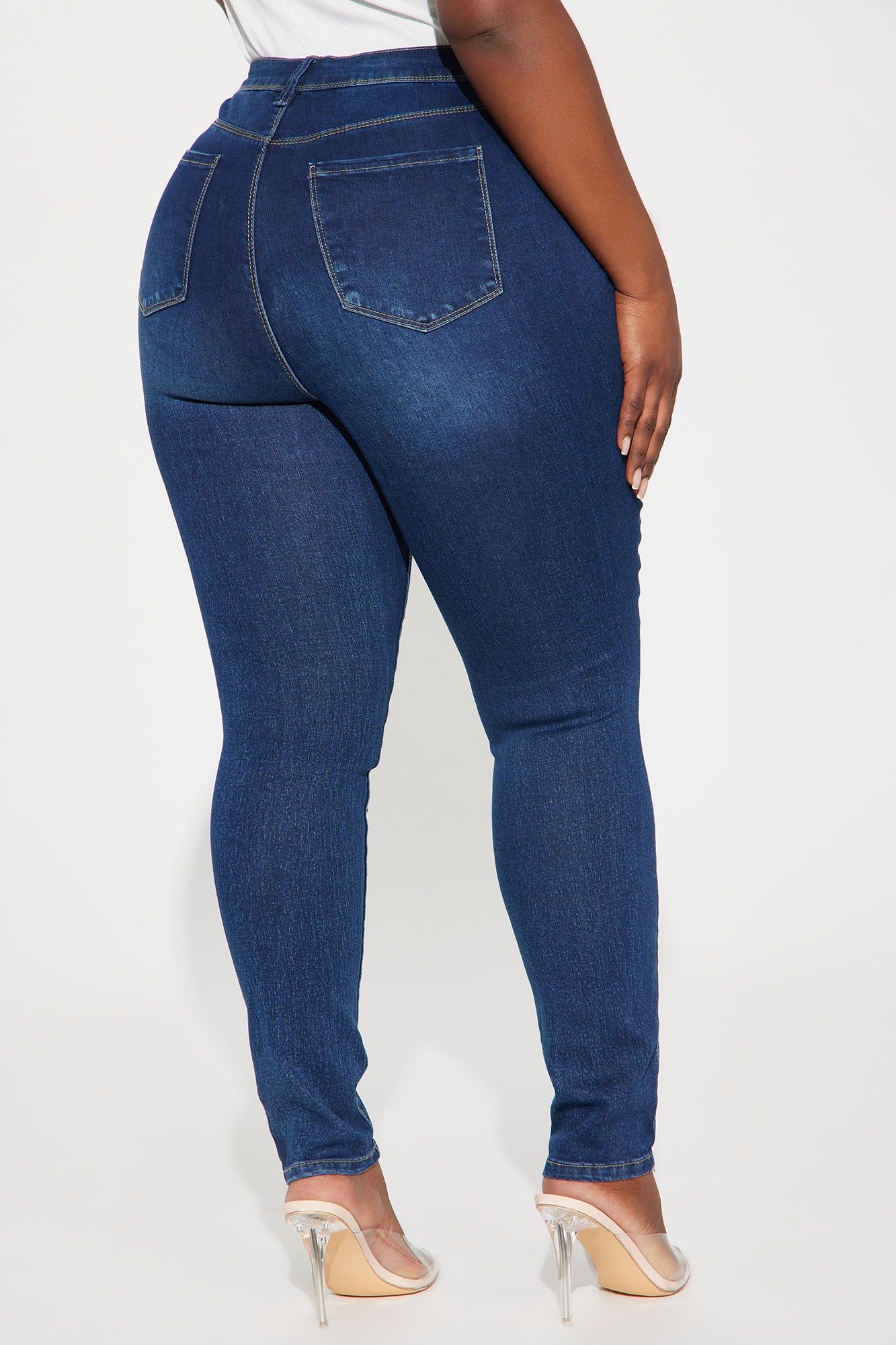 Back To The Basic Stretch Skinny Jean - Medium Wash sold by Fashion Nova product image thumbnail 3