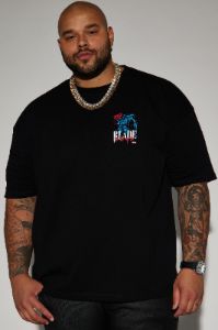 Blade Coming For You Boxy Short Sleeve Tee - Black sold by Fashion Nova