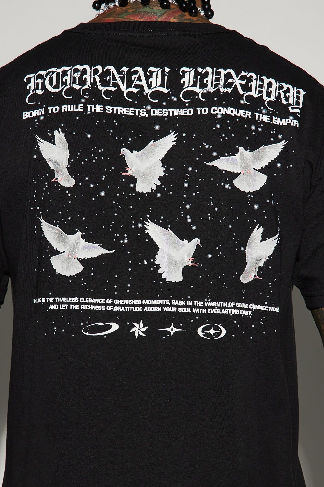 Eternal Luxury Forever Short Sleeve Tee - Black sold by Fashion Nova product image thumbnail 4