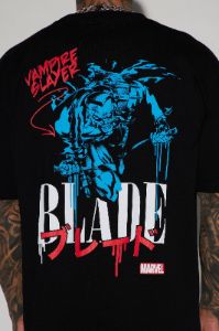 Blade Coming For You Boxy Short Sleeve Tee - Black sold by Fashion Nova