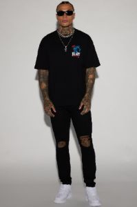 Blade Coming For You Boxy Short Sleeve Tee - Black sold by Fashion Nova