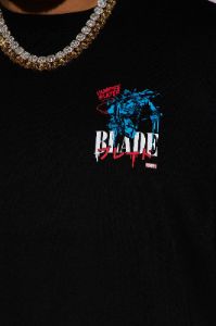 Blade Coming For You Boxy Short Sleeve Tee - Black sold by Fashion Nova