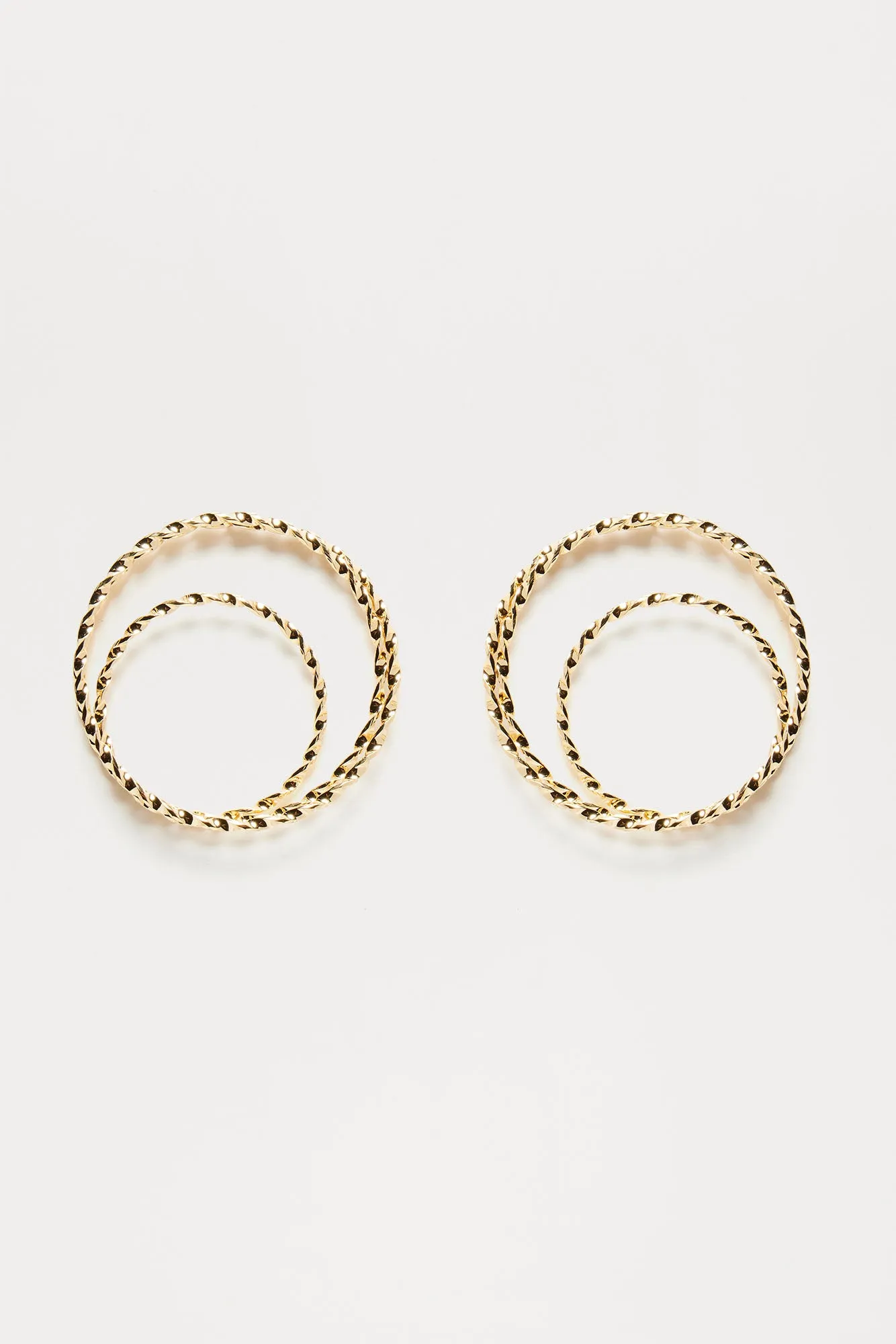 Don't Create A Scene Earrings - Gold sold by Fashion Nova product image thumbnail 3