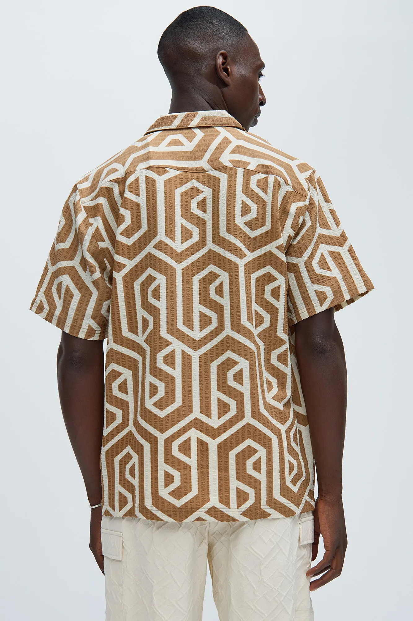 In Tune Shirt - Taupe/combo sold by Fashion Nova product image thumbnail 4