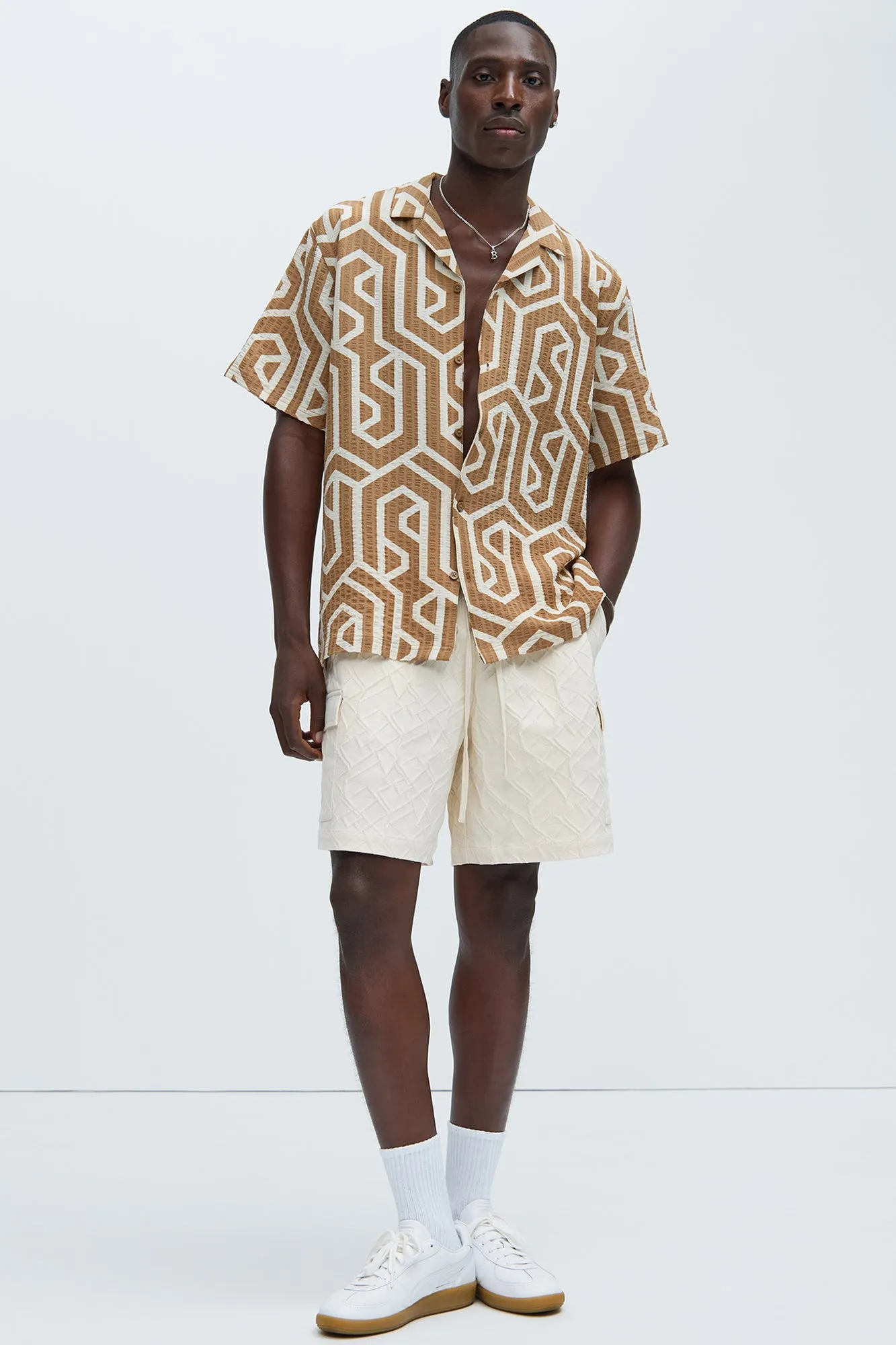 In Tune Shirt - Taupe/combo sold by Fashion Nova product image thumbnail 2