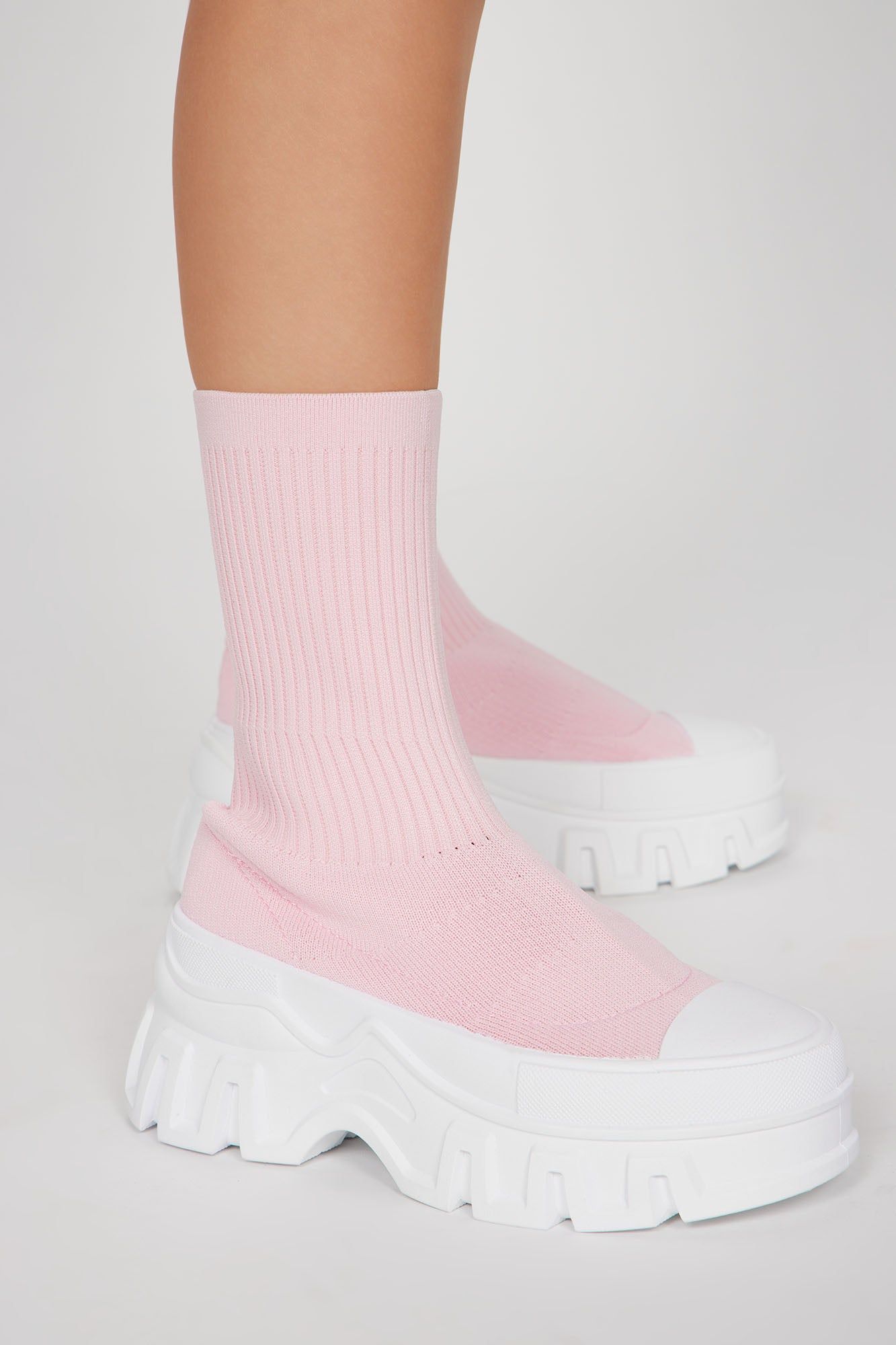 Never Late Platform Sneakers - Pink sold by Fashion Nova product image thumbnail 3