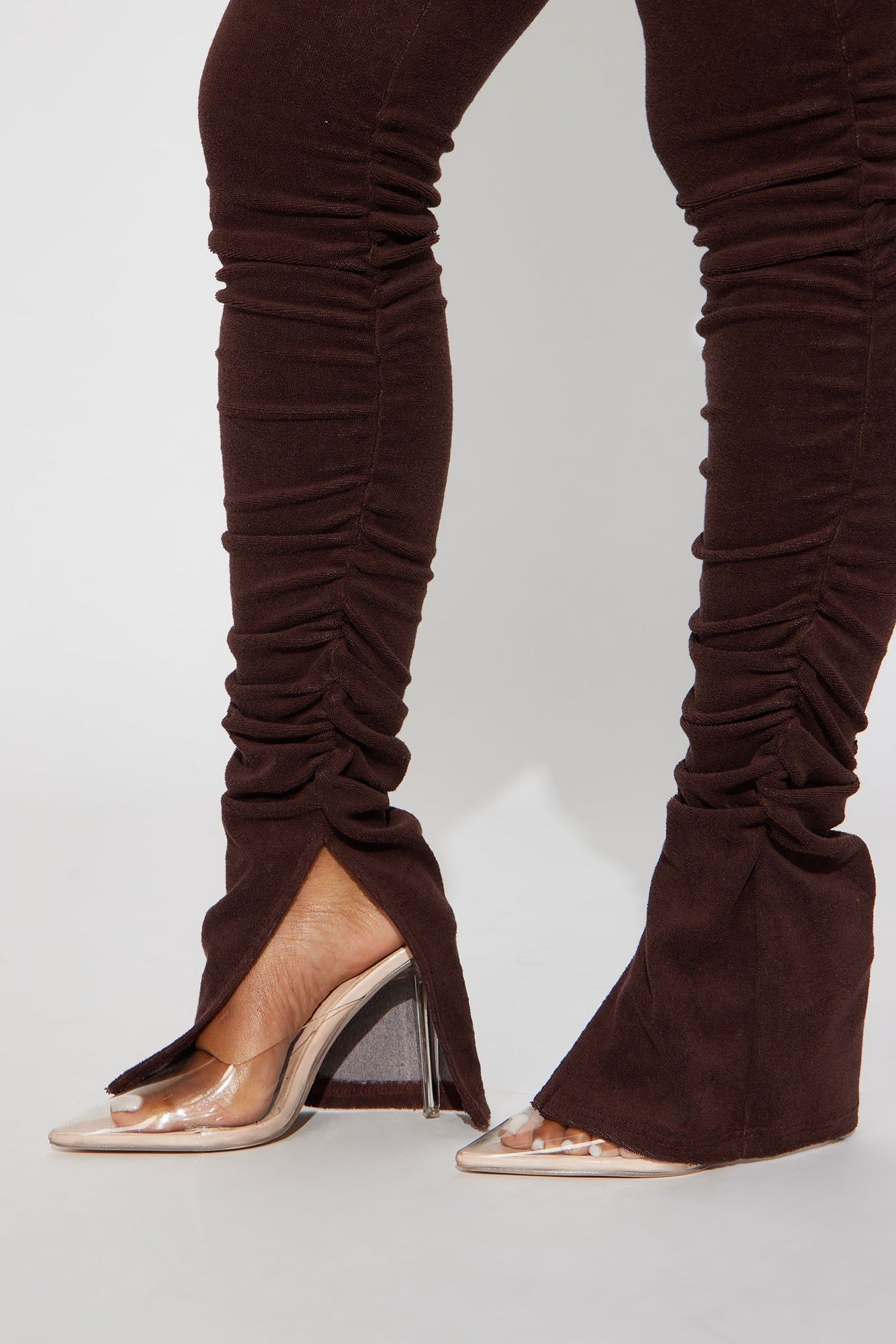 Weekend Chill Terry Cloth Pant Set - Chocolate sold by Fashion Nova product image thumbnail 4