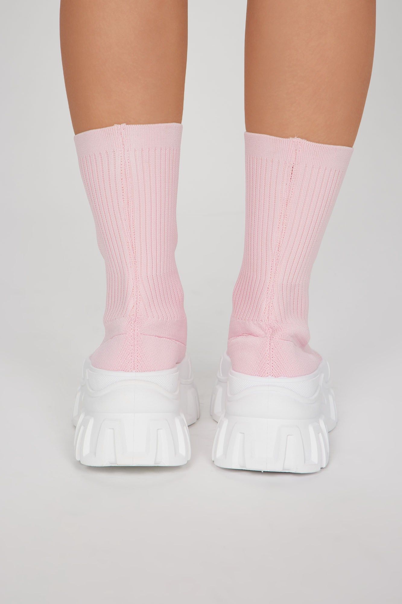 Never Late Platform Sneakers - Pink sold by Fashion Nova product image thumbnail 4