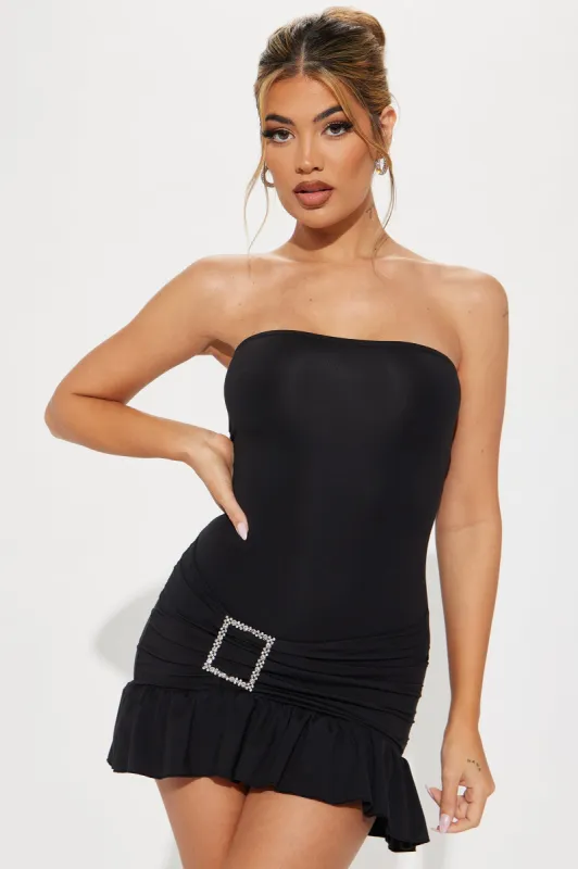Mahlia Micro Mini Dress - Black sold by Fashion Nova