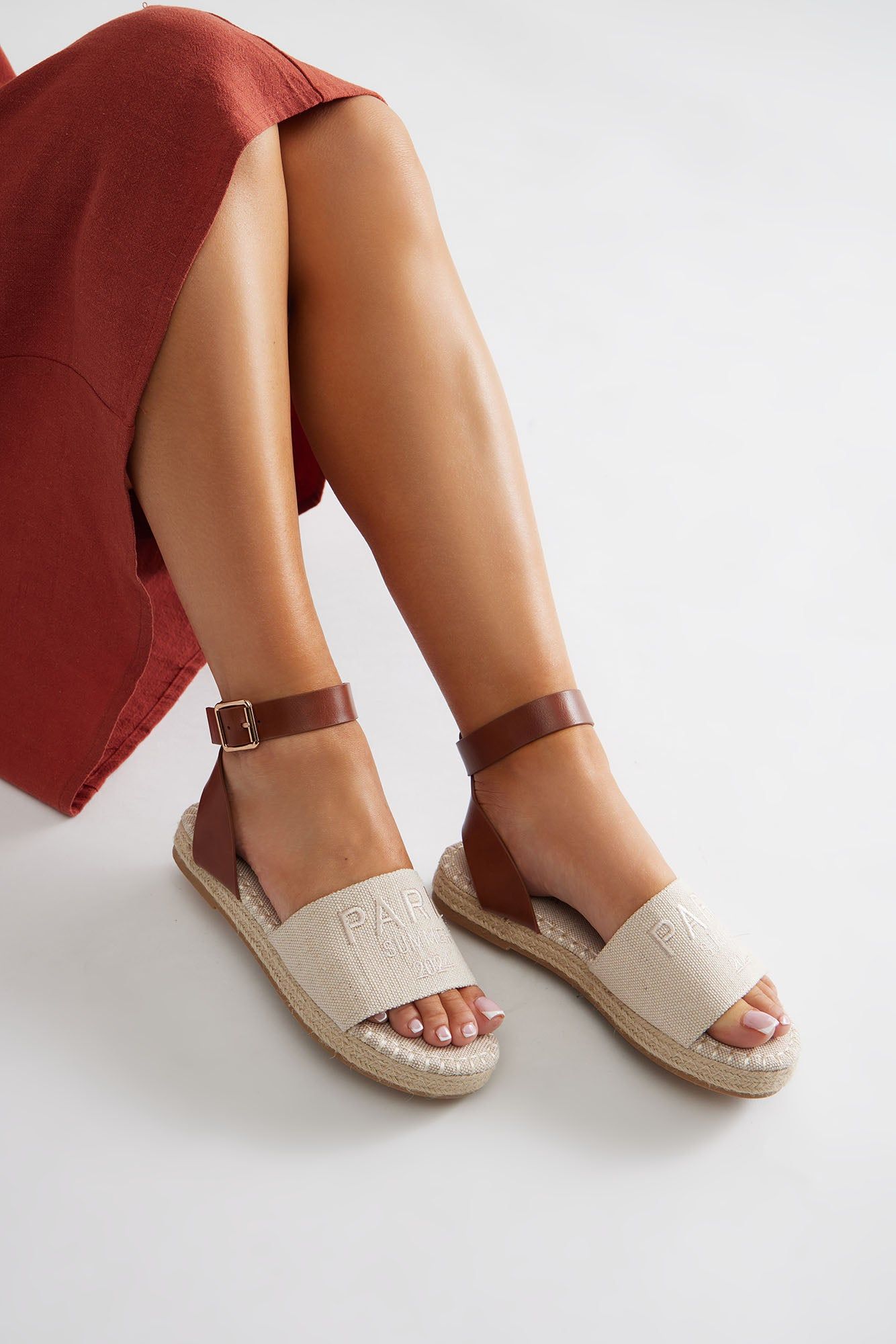 Stayin' Close Flat Sandals - Beige sold by Fashion Nova product image thumbnail 3