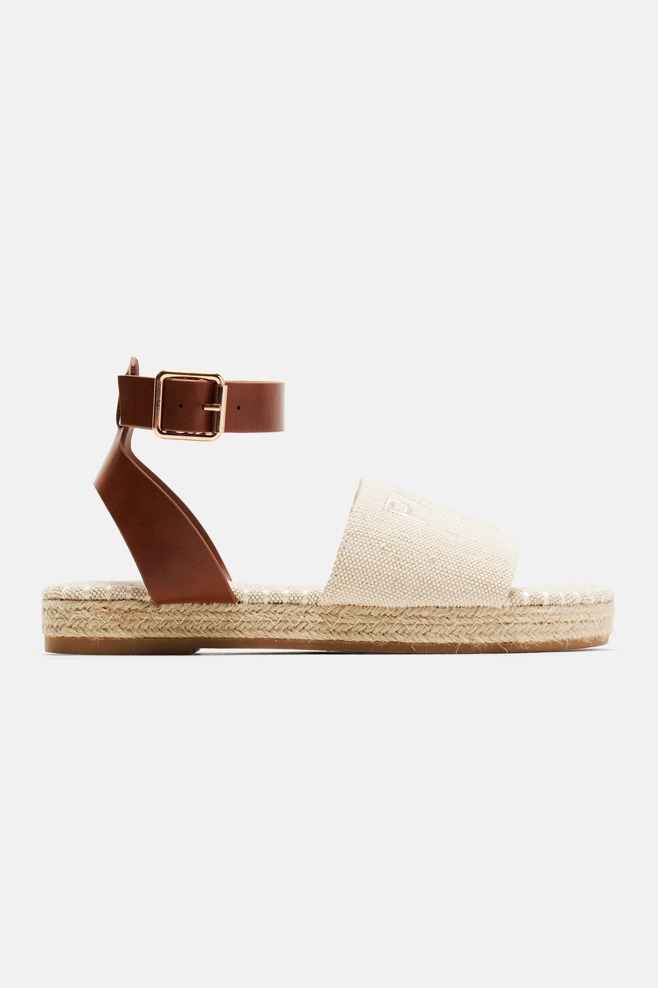 Stayin' Close Flat Sandals - Beige sold by Fashion Nova product image thumbnail 4