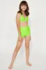 Mini Miley Triangle 2 Piece Boyshort Bikini - Green sold by Fashion Nova