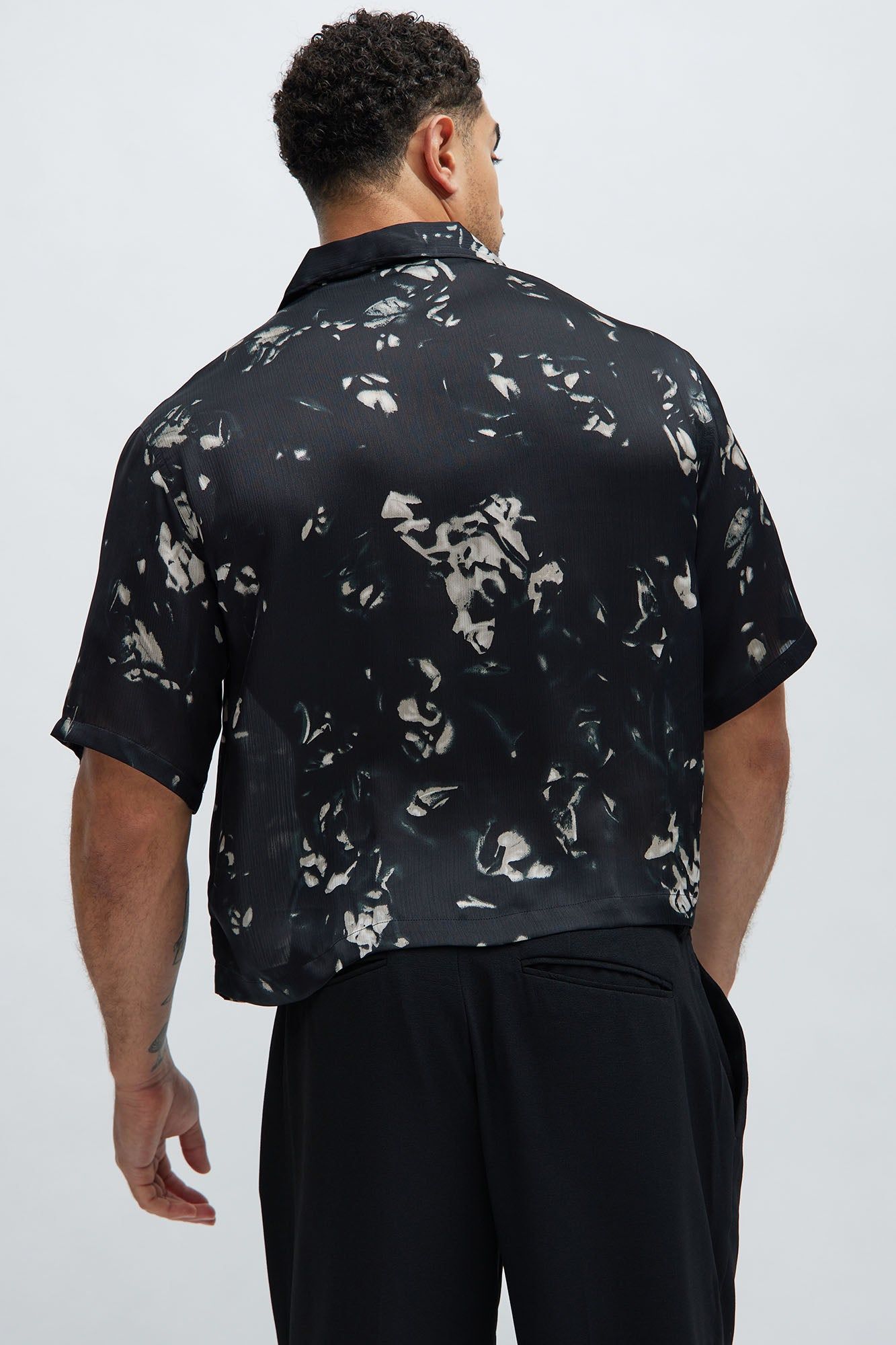 Current Blend Shirt - Black/Grey sold by Fashion Nova product image thumbnail 4