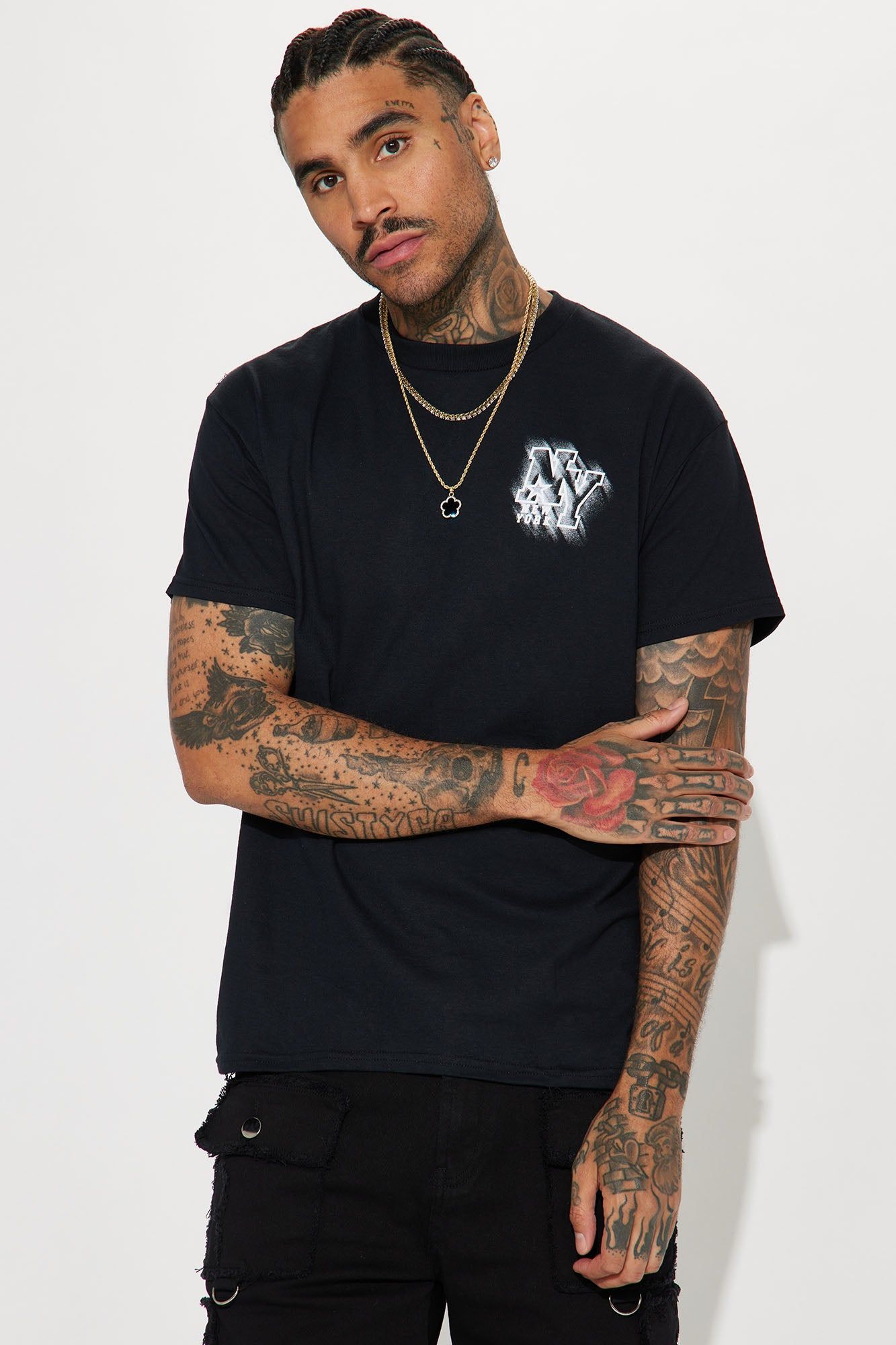 New York Era Short Sleeve Tee - Black sold by Fashion Nova product image thumbnail 4