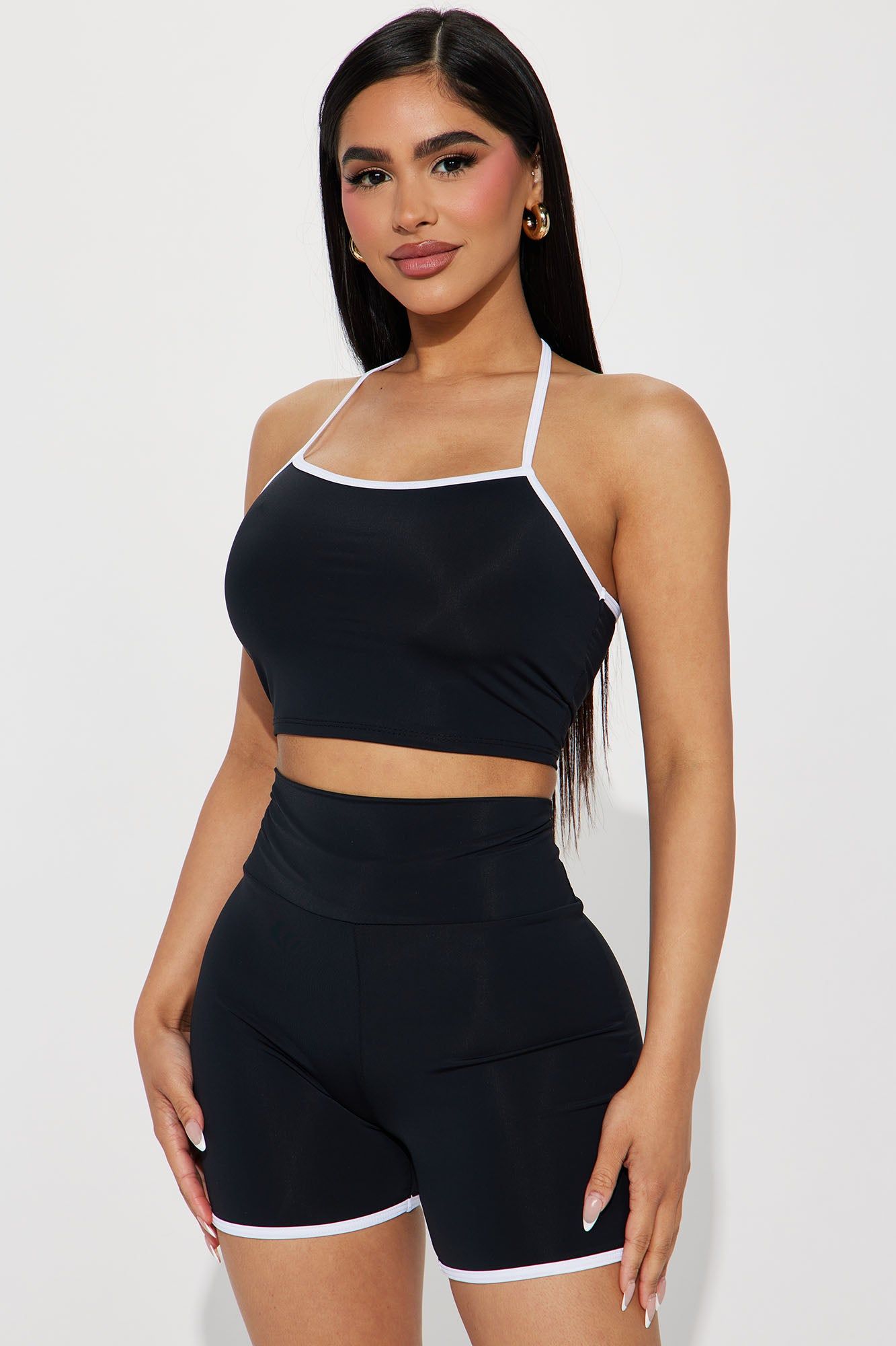 Newest Addition Active Set - Black/White sold by Fashion Nova product image thumbnail 2