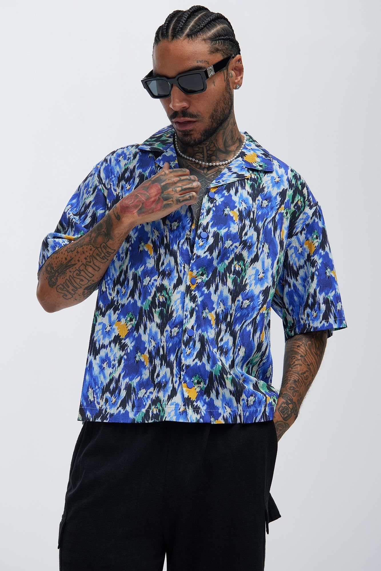 Claude Shirt - Blue/combo sold by Fashion Nova product image thumbnail 2