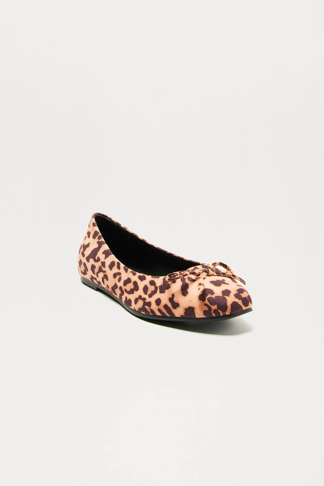 Wild Love Bow Ballet Flats - Leopard sold by Fashion Nova product image thumbnail 2
