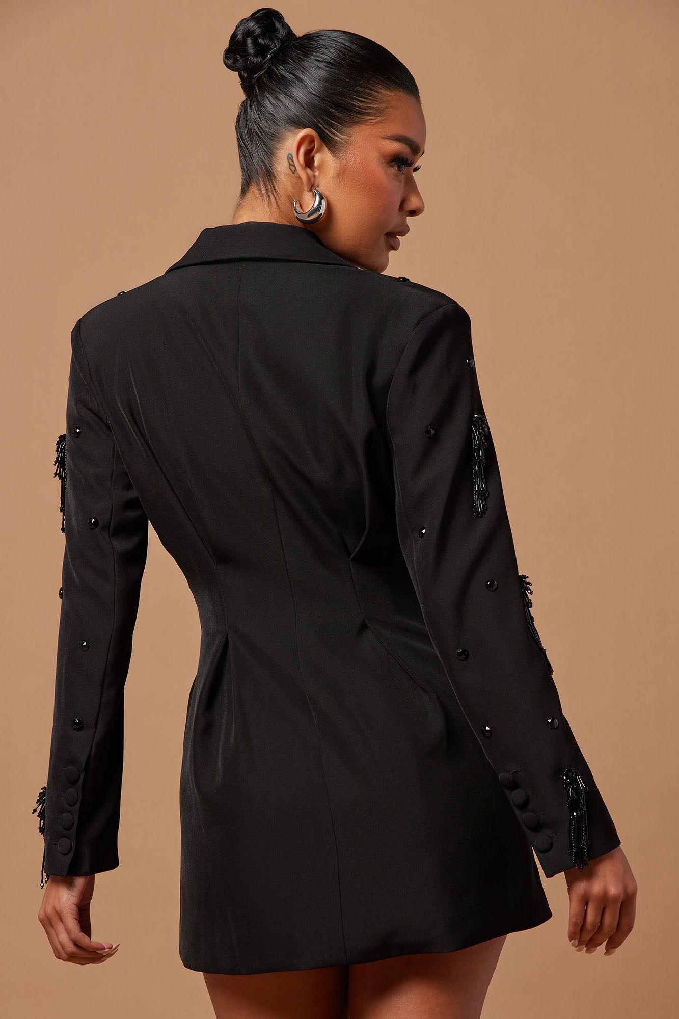 Jamie Embellished Blazer - Black sold by Fashion Nova product image thumbnail 4