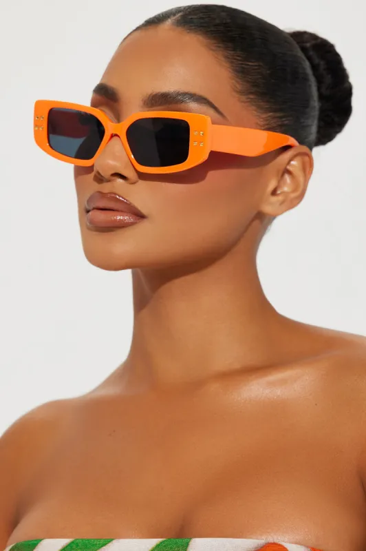 Rockstar Daughter Sunglasses - Orange sold by Fashion Nova