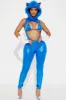 Super Fast Critter 3 Piece Costume Set - Blue sold by Fashion Nova