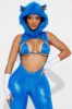 Super Fast Critter 3 Piece Costume Set - Blue sold by Fashion Nova