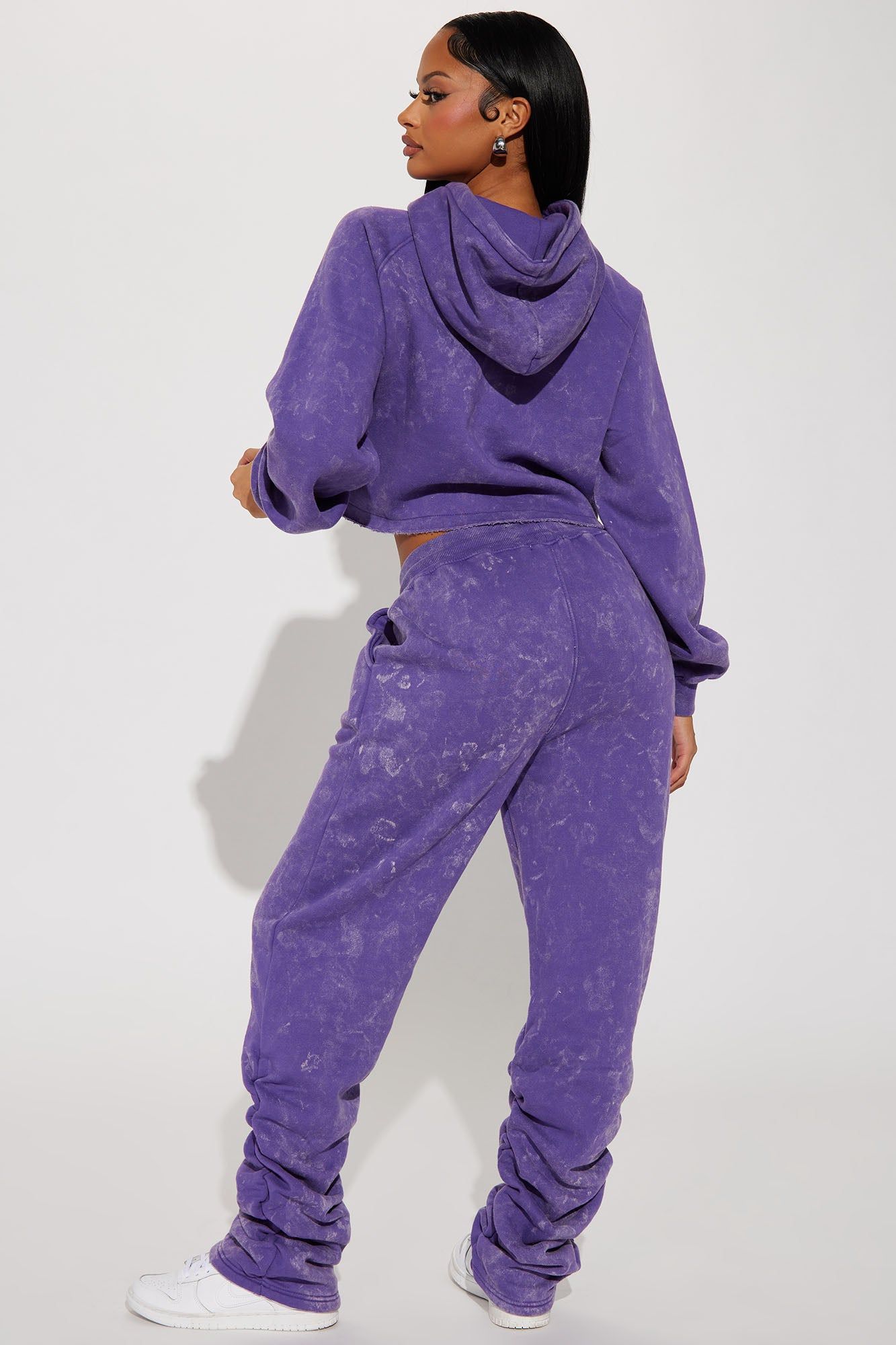My Time Mineral Wash Jogger Set - Purple sold by Fashion Nova product image thumbnail 3