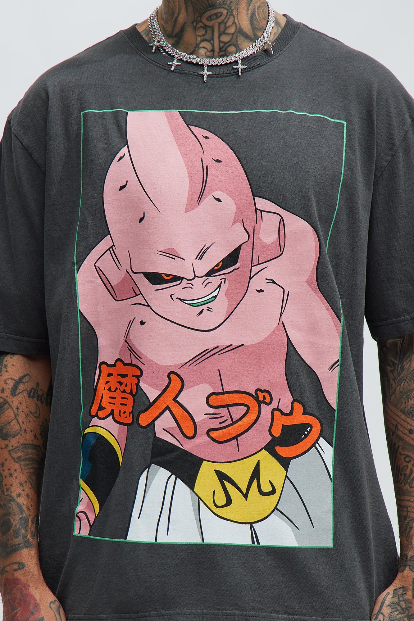 Dragonball Z Majin Buu Oversized Short Sleeve Tee - Black sold by Fashion Nova product image thumbnail 3