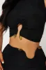 Stepping Out Mesh Mini Skirt Set - Black sold by Fashion Nova