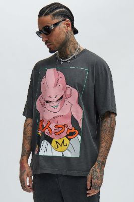 Dragonball Z Majin Buu Oversized Short Sleeve Tee - Black sold by Fashion Nova