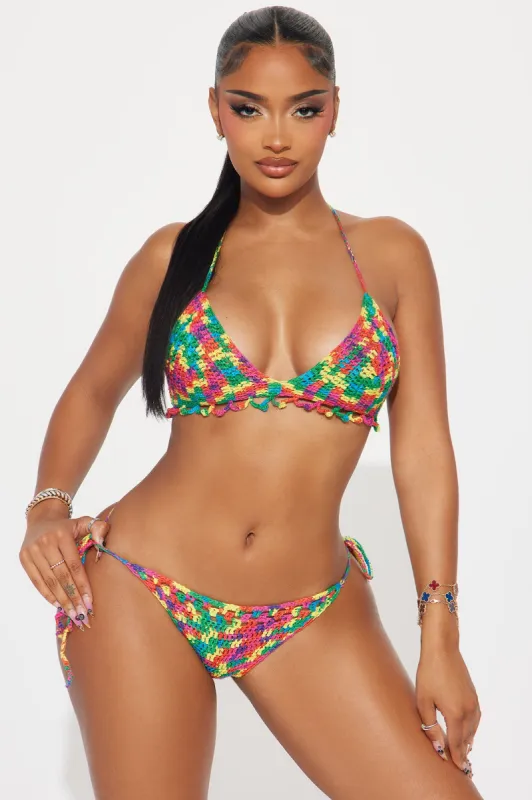 Beach Dream Crochet 2 Piece Sunsuit - Multi Color sold by Fashion Nova