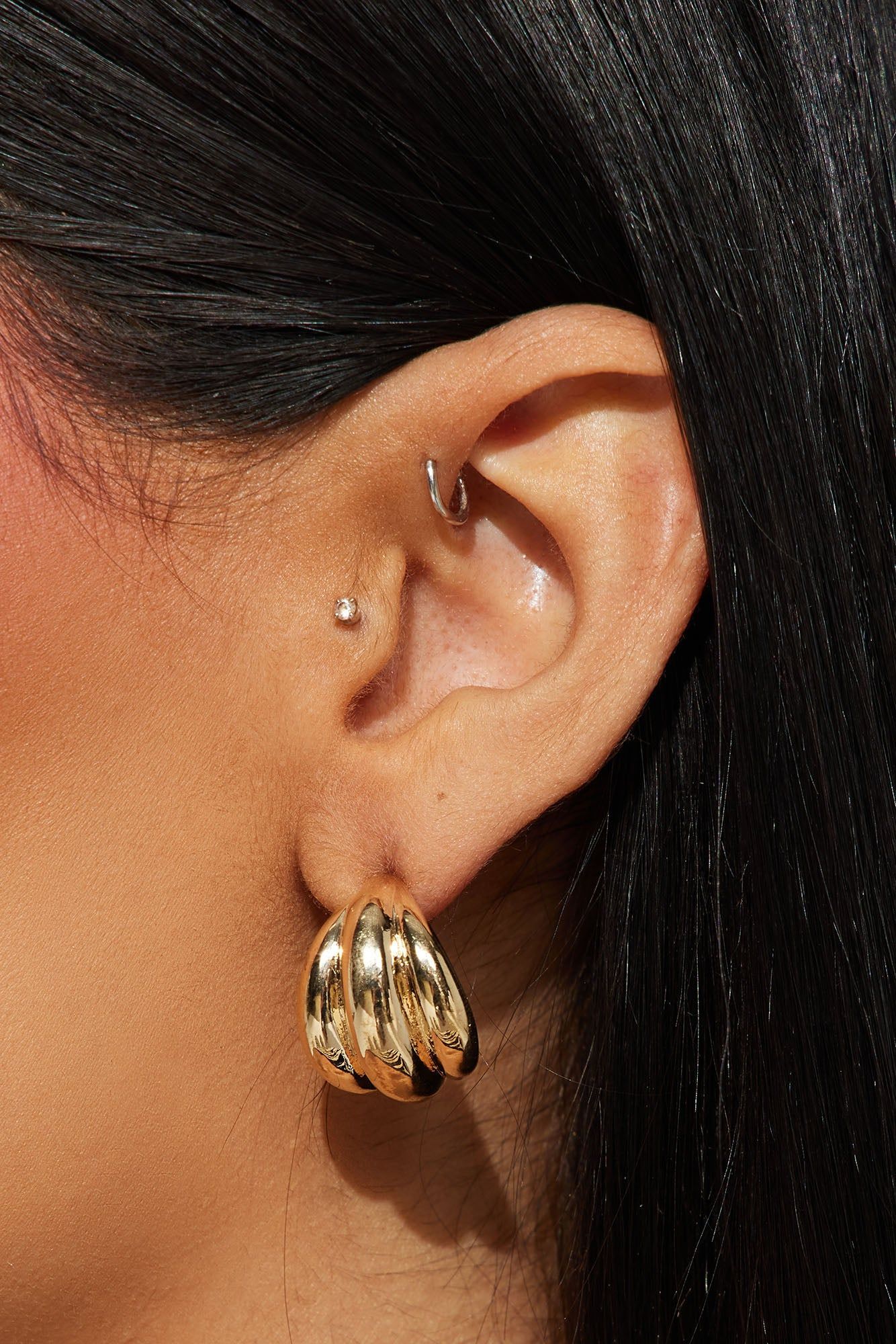 Nicola Earrings - Gold sold by Fashion Nova