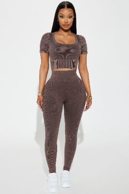 Keep The Focus Active Legging - Mocha sold by Fashion Nova