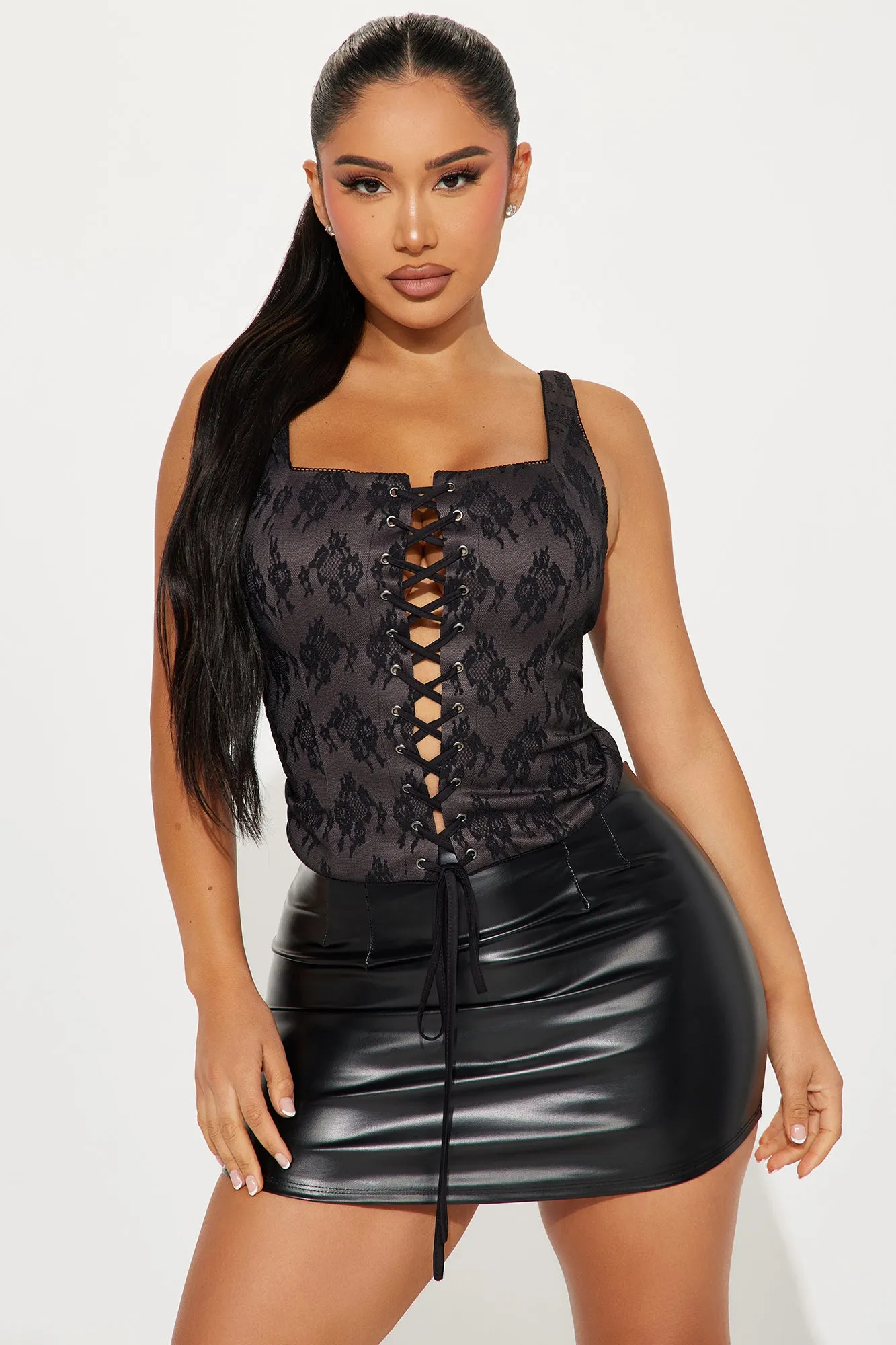 Sweet Nothing Lace Top - Black sold by Fashion Nova
