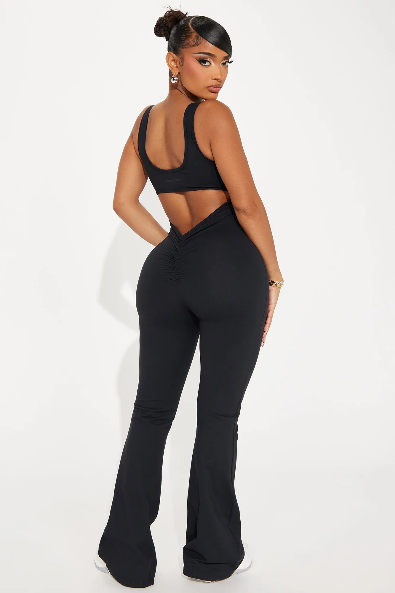 Body Burn Super Soft Active Jumpsuit - Black sold by Fashion Nova product image thumbnail 4