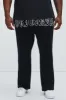 Tyson Originals Skinny Flare Sweatpant - Black sold by Fashion Nova