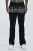 Tyson Originals Skinny Flare Sweatpant - Black sold by Fashion Nova