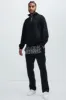 Tyson Originals Skinny Flare Sweatpant - Black sold by Fashion Nova