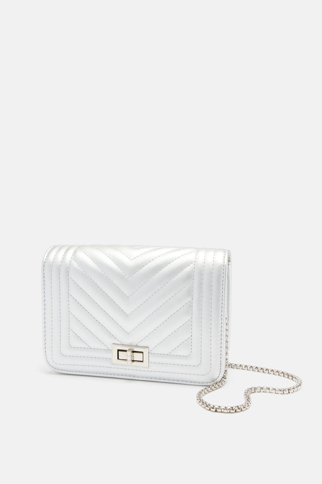 Leather Lady Crossbody - Silver sold by Fashion Nova product image thumbnail 3