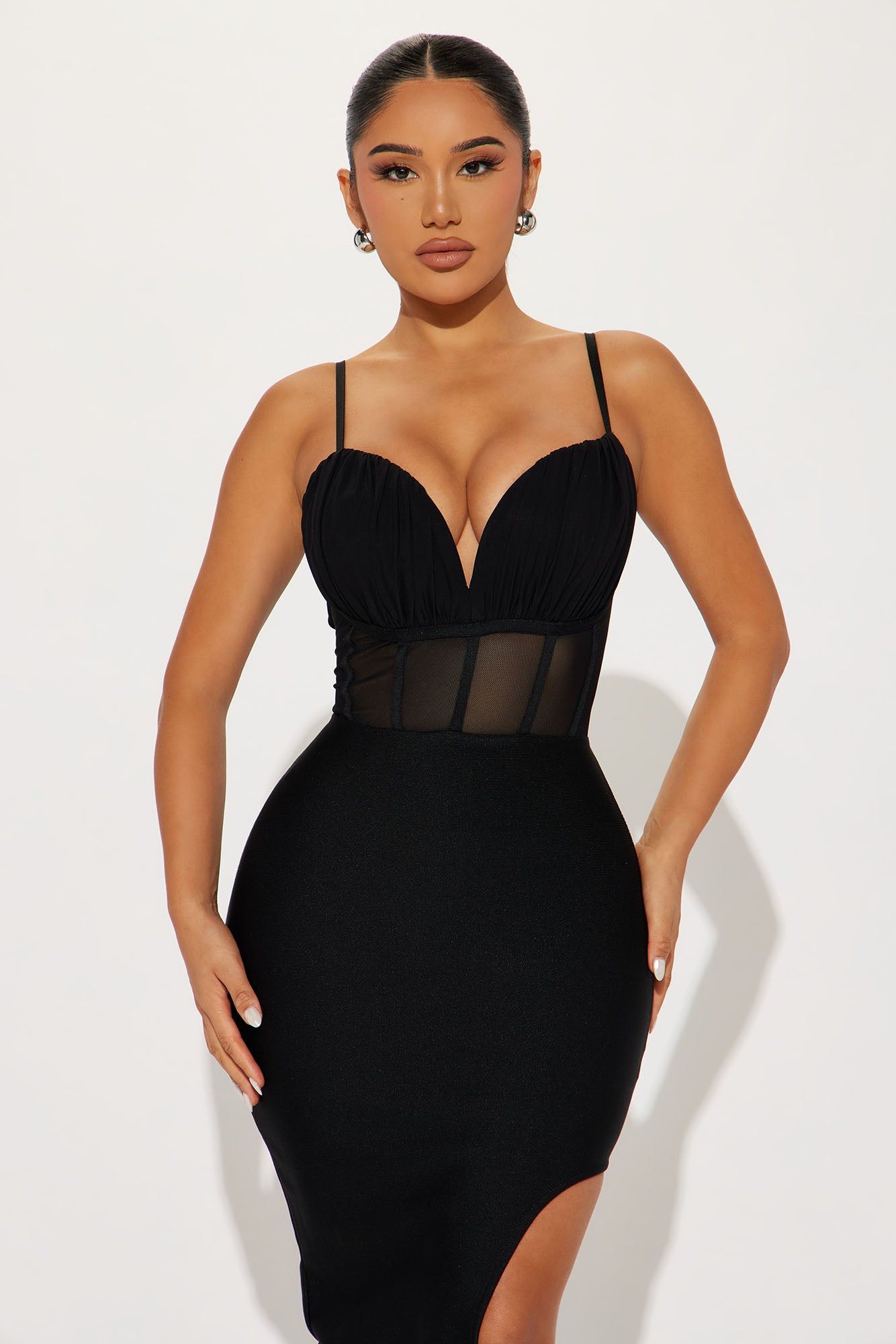 Michelle Bandage Midi Dress - Black sold by Fashion Nova product image thumbnail 2