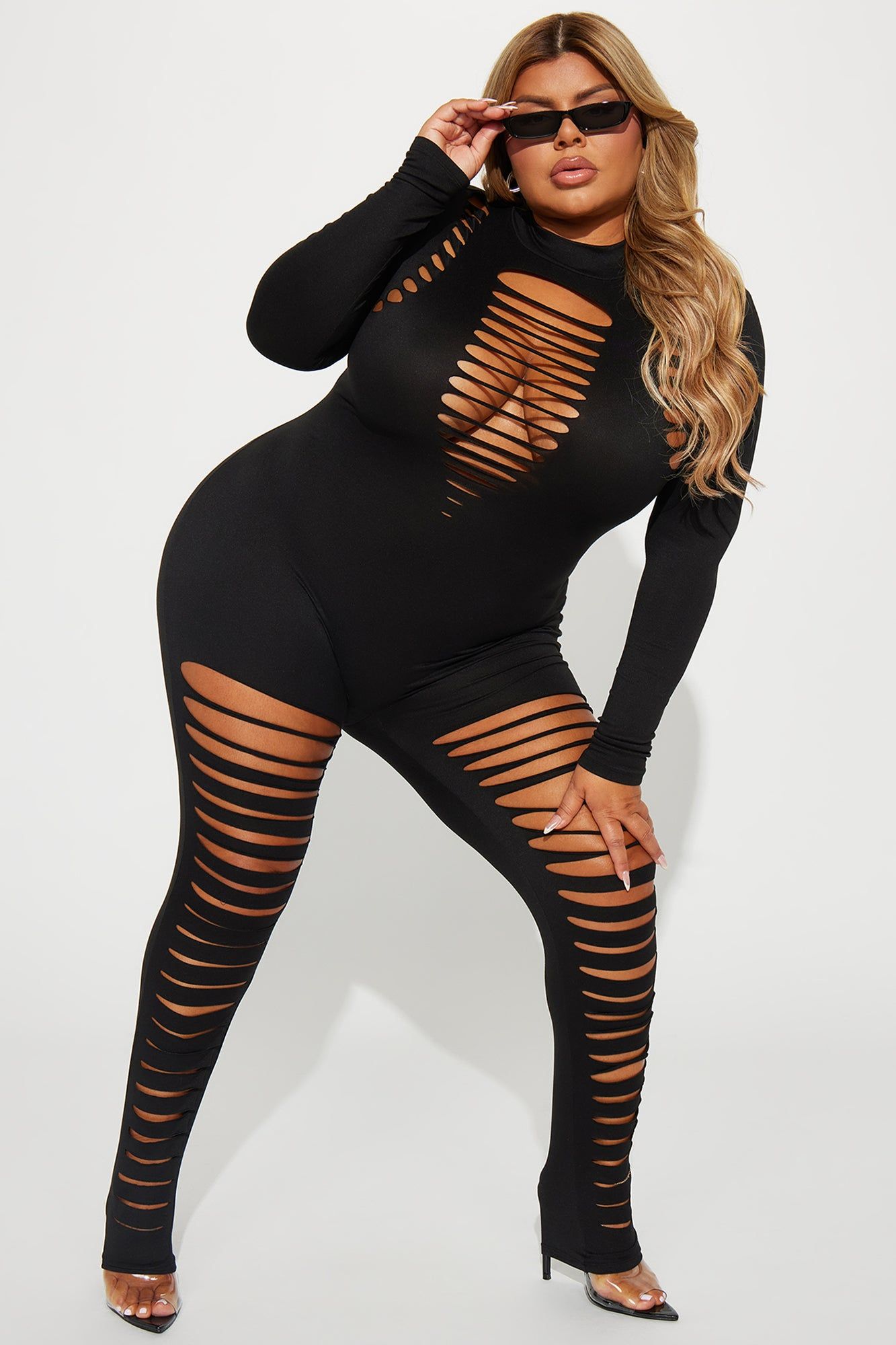 Close Your Eyes Jumpsuit - Black sold by Fashion Nova product image thumbnail 4