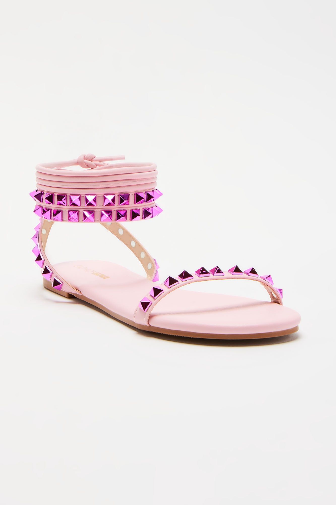 Better With You Flat Sandals - Pink sold by Fashion Nova product image thumbnail 4
