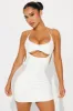 Drive You Wild Faux Leather Micro Mini Dress - White sold by Fashion Nova