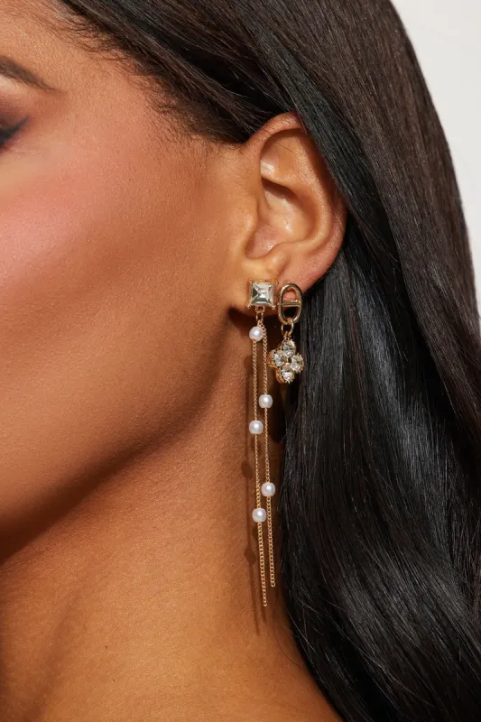 The Perfect Mix and Match Earrings - Gold sold by Fashion Nova